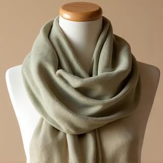 Écharpe en lin tissé main, couleurs naturelles