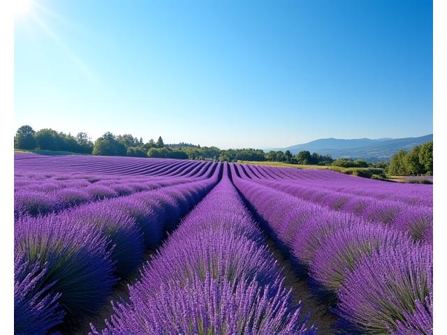 Champ de lavande en Provence, symbolisant le voyage sur mesure Chemin Serein